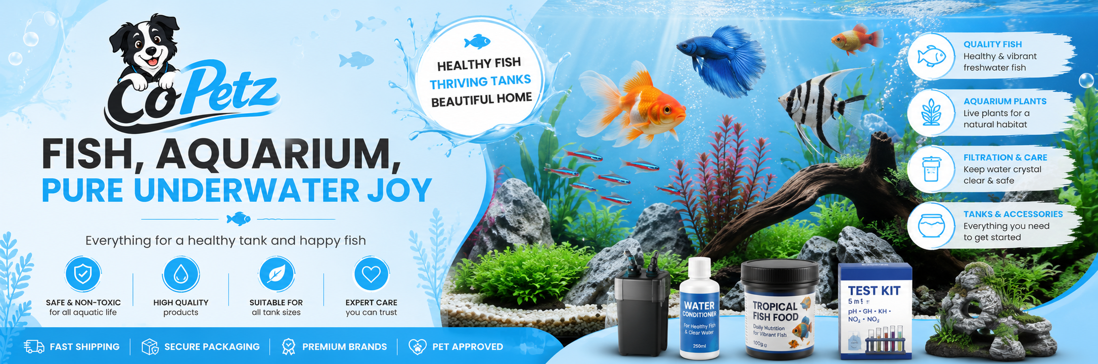 Fish & aquarium supplies