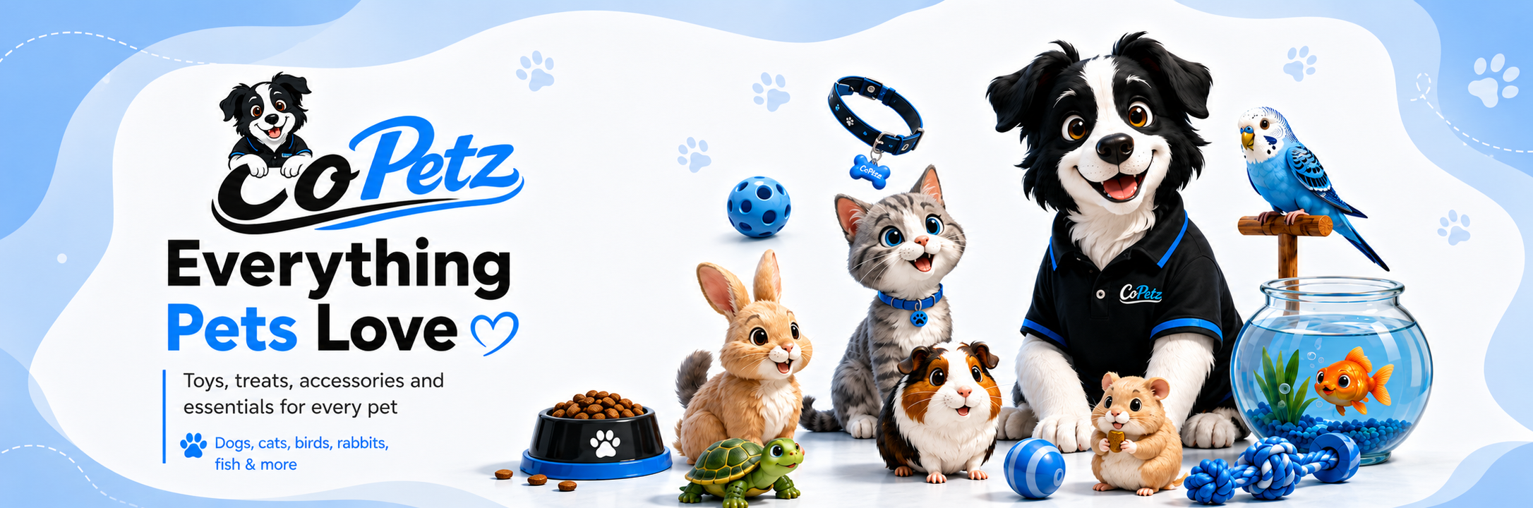 CoPetz — Everything Pets Love. Toys, treats, accessories and essentials for dogs, cats, birds, rabbits, fish & more.