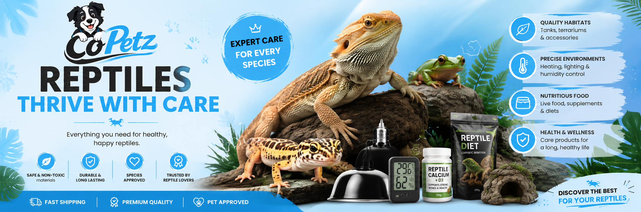 Reptile supplies