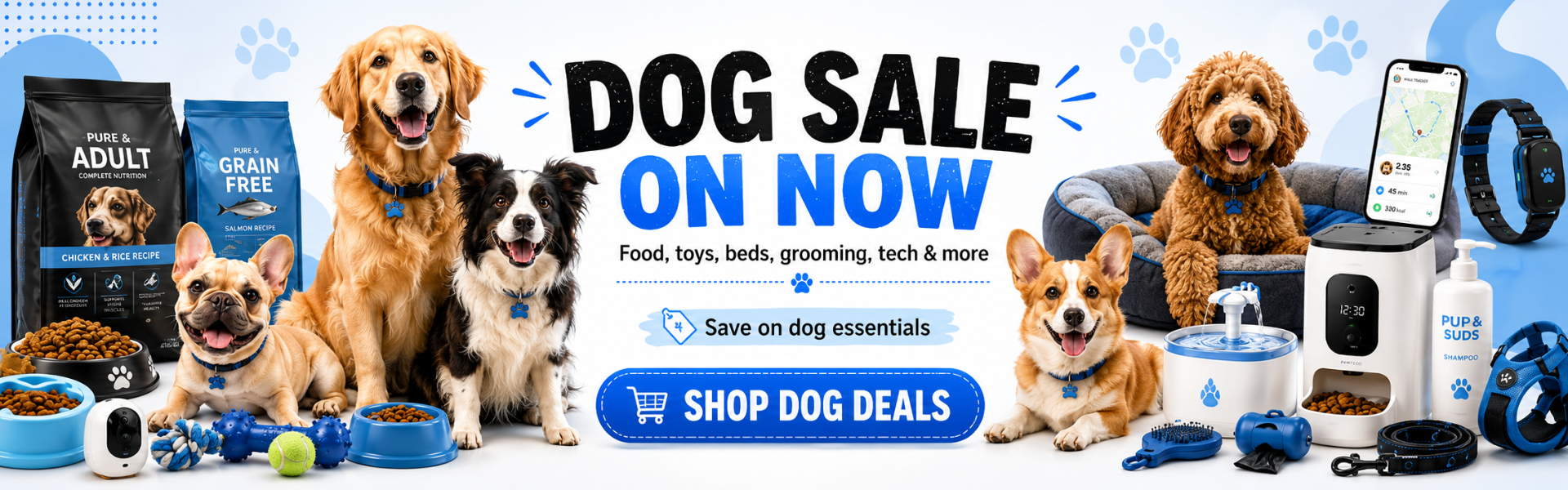 Dog supplies promotion