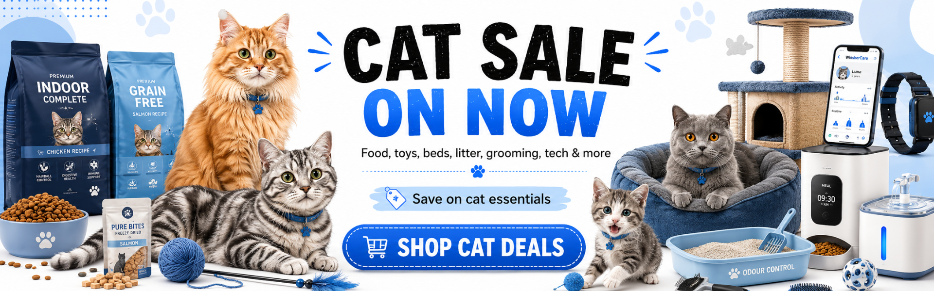 Cat supplies promotion