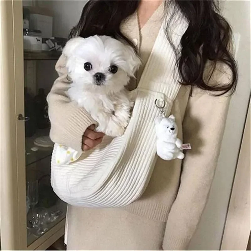 Handmade Pet Dog Puppy Kitten Carrier Outdoor Travel Handbag Canvas Single Shoulder Cat Bag Sling 1005001280812123