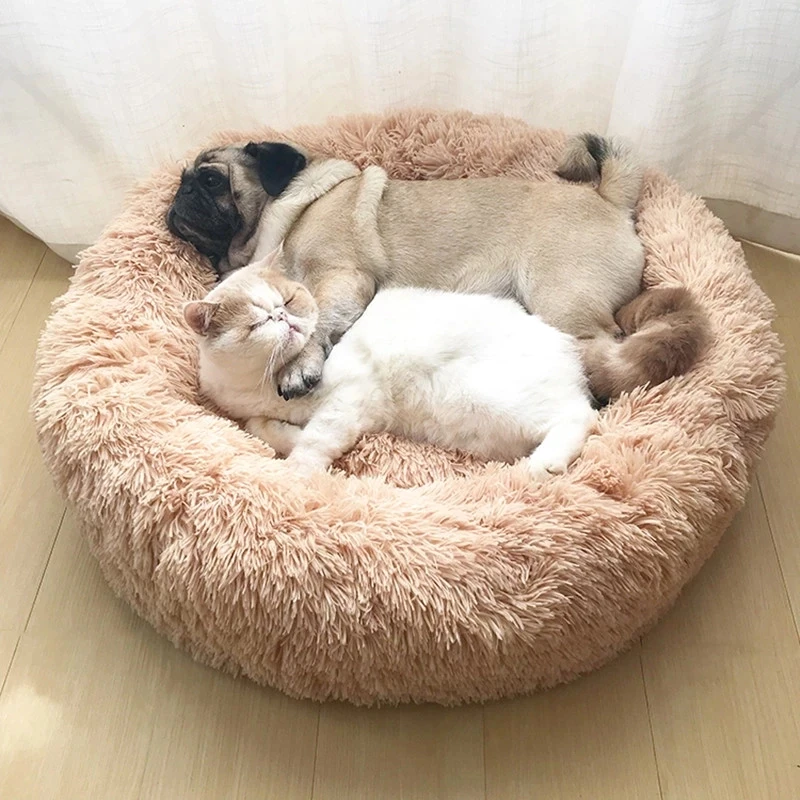Pet Dog Bed For Dog Large Big Small For Cat House Round Plush Mat Sofa Dropshipping Products Pet 1005001310071943