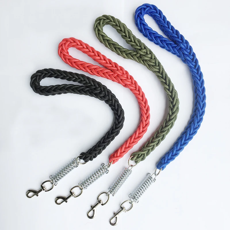 Short Explosion-Proof Pull Dog Chain, Traction Belt, Hand Made Leash, Spring Buffer 1005001516638657