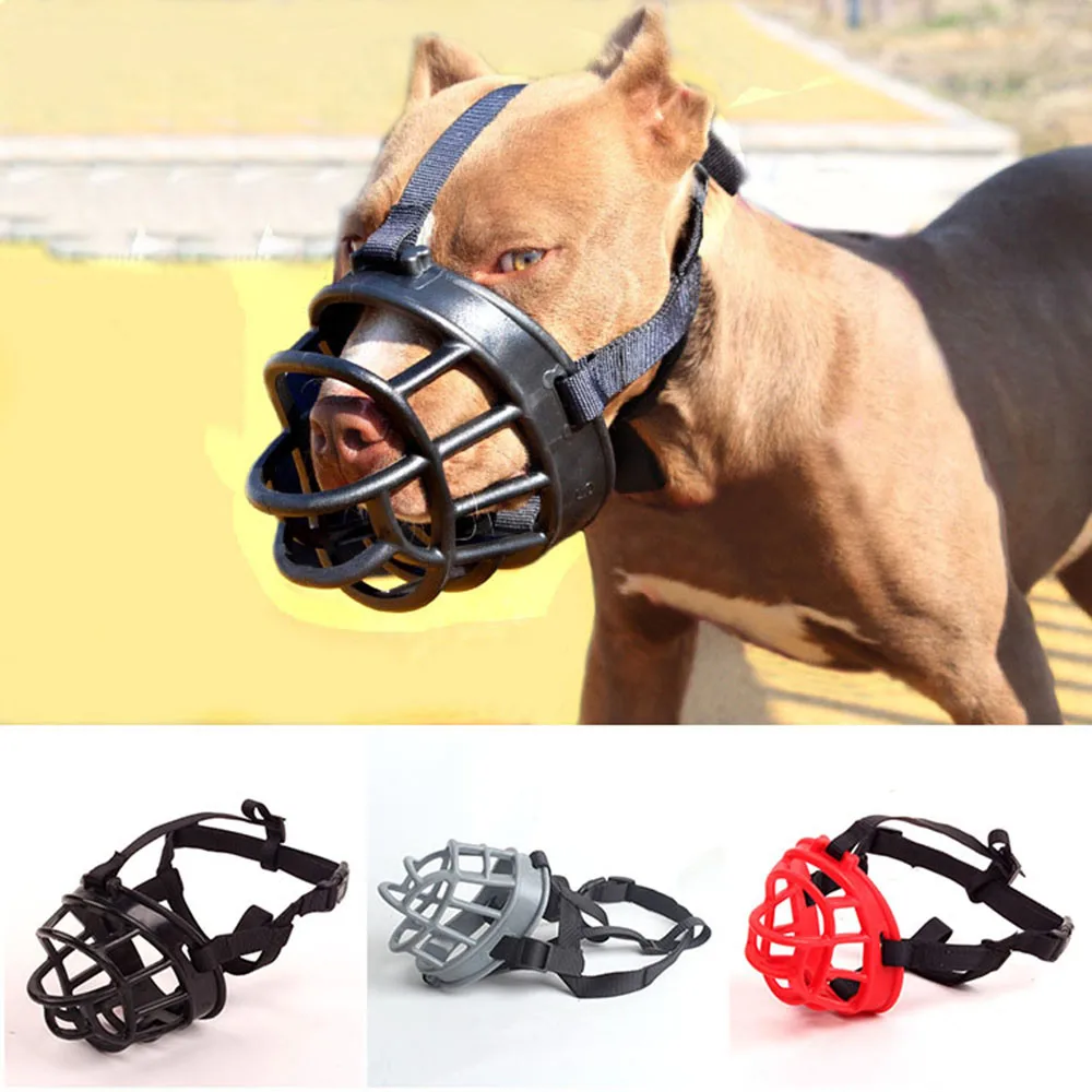 Comfy Soft Silicone Pet Dog Muzzle Breathable Basket Muzzle for Small Medium Large and X-Large Dogs 1005001600617282