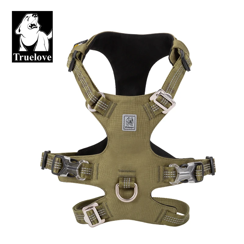TRUELOVE Pet Harness with Handle 5 Point Adjustable Escape Proof Dog Harness Multi-Use Support Dog 1005001638953161