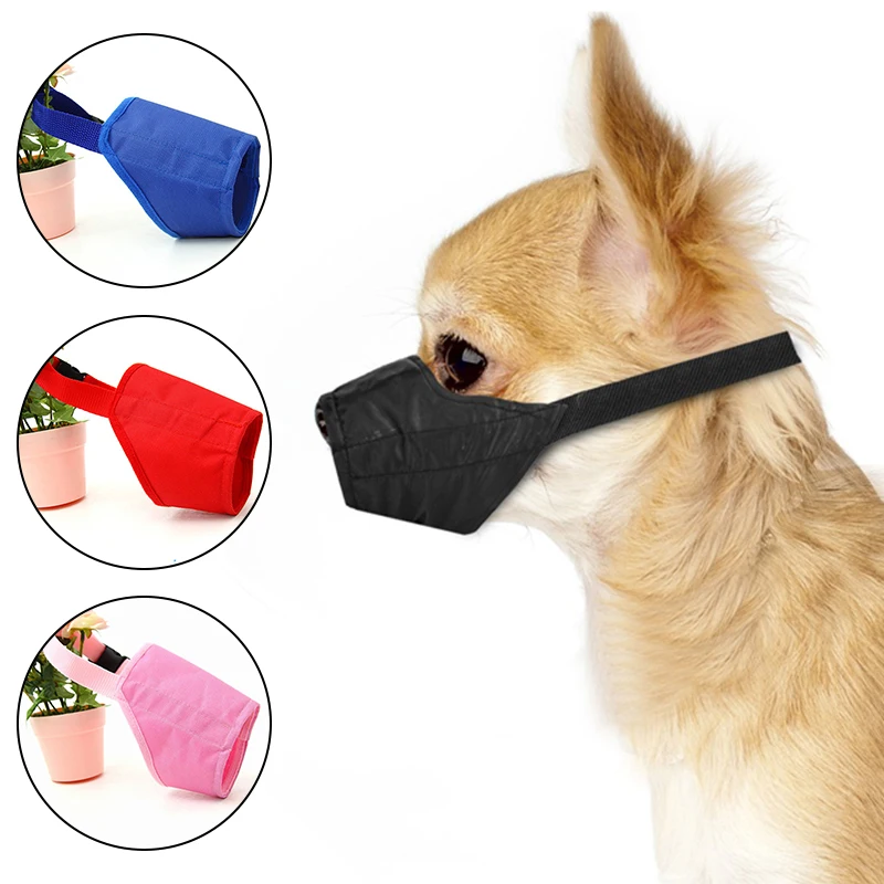 Adjustable Dog Mouth Muzzle Barking Nylon Anti Bark Bite Chew Training Products Pet Accessories for 1005001824184001
