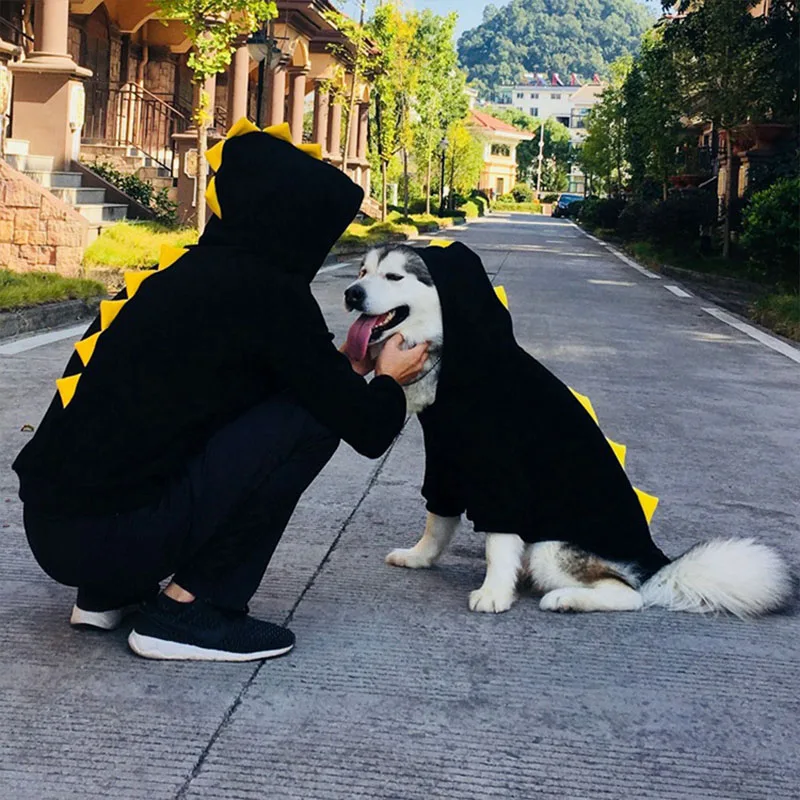 Pet Matching Clothes Cartoon Dog Hoodie Warm Dogs Pets Clothing Medium Large Dogs Costume Ropa 1005001889175664