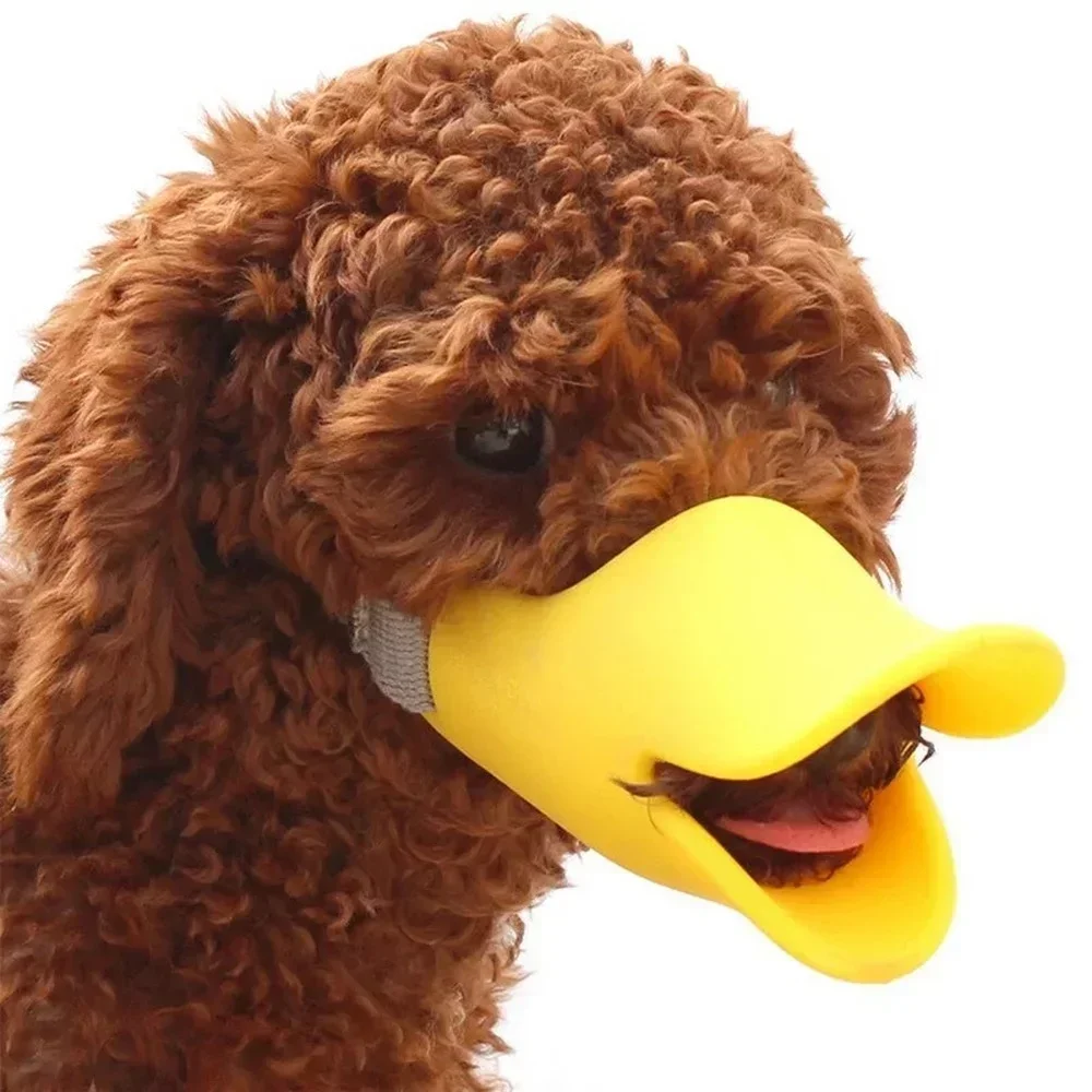 Dog Muzzle Silicone Duck Muzzle Mask for Pet Dogs Anti Bite Stop Barking Small Large Dog Mouth 1005001928527038