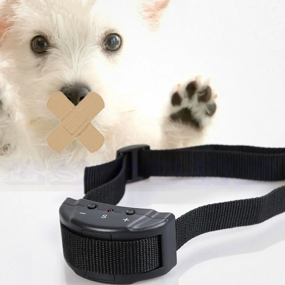 Electric Anti Bark No Barking Tone Shock Training Collar for Small Pet Dog Dropship 1005002114206924
