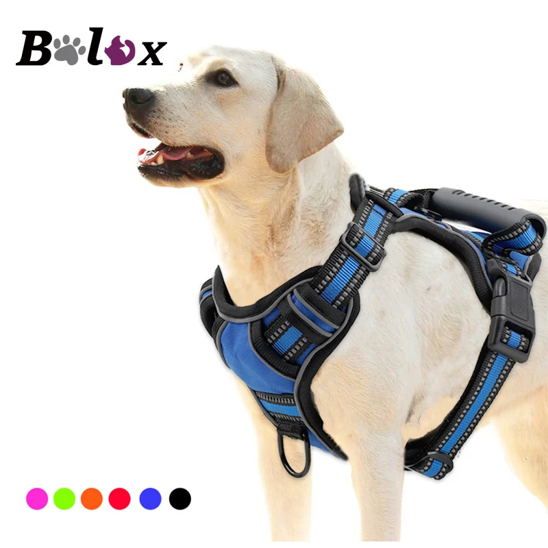 Dog Harness No Pull Breathable Reflective Dog Harness Vest with Handle For Small Large Dogs Outdoor 1005002514873754