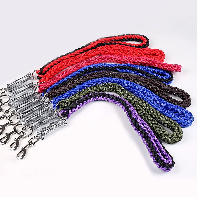 Pet Dog Lead Leash Walking Jogging Outdoor Training Leashes Short Spring Explosion-proof Dog Lead 1005002562119901