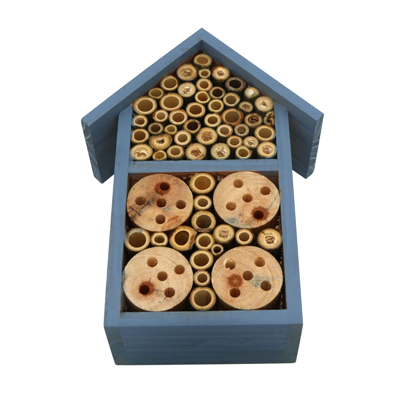 Natural Wooden Insect House Hotel Bee House Hive Habitat For Ladybugs Ladybirds Lacewings Butterfly 1005002656481655