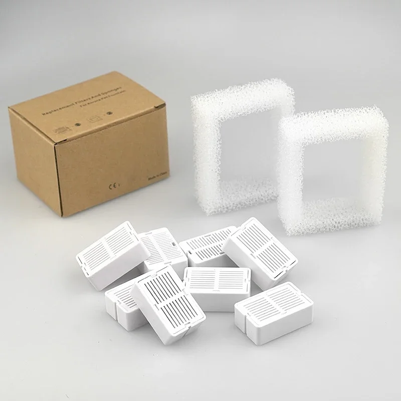 Cat Water Fountain Filter 8 Filters 2 Foam Pet Water Fountain Replacement Activated Carbon Filters 1005002688538286