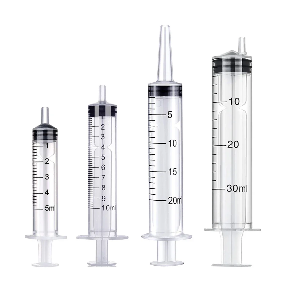 Transparent 5/10/20/30ml Plastic Sterile Syringe Tools Reusable Dog Cat Feeding Nutrient Syringe 1005002703027980