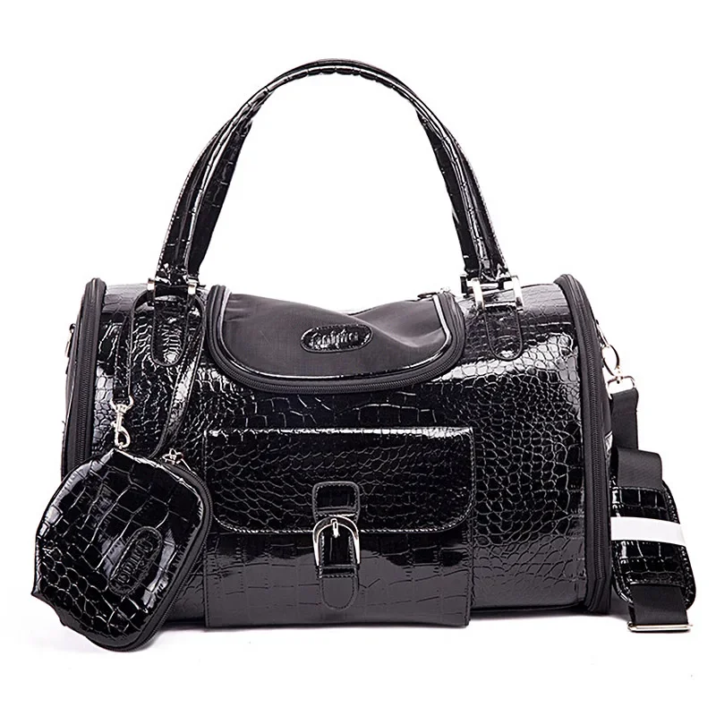 Portable Outdoor Pet Cat Dog Carrier Bag with Purse Leather Travel Small Dog Chihuahua Teddy 1005002710992443