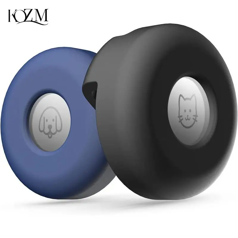 Airtag Dog Collar Holder Silicone Appl Air Tag Protective Cover Case Suitable For Cat And Pet 1005002788393162