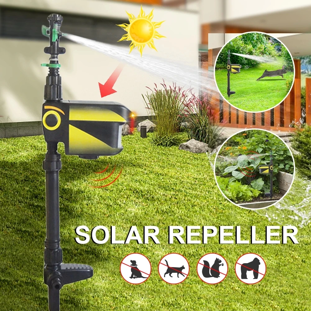 Sprinkler Solar Animal Repeller Water Deterrent Garden Orchard Bird for Yard Pest Con 1005003021881551