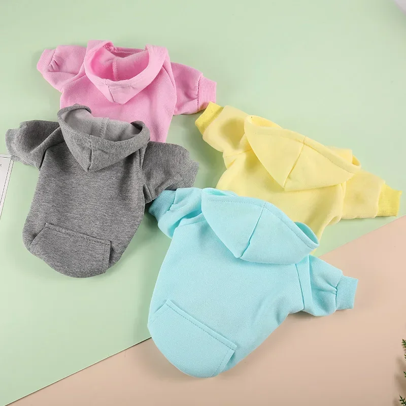 Cozy Pet Clothes with Pocket Dog Hoodies For Small Dogs Pets Clothing All Season Knit Cat Clothes 1005003092450375