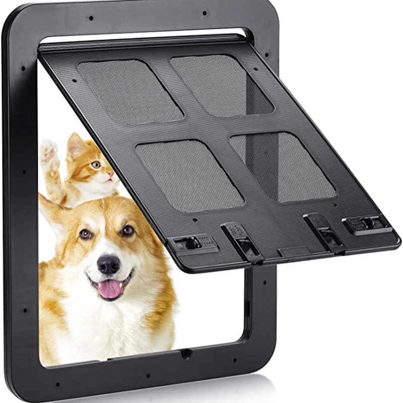 Pet Dog Screen Door Home Lockable Sliding Cat Screen Door Magnetic Self-Closing Screen Dog Fence 1005003097775894