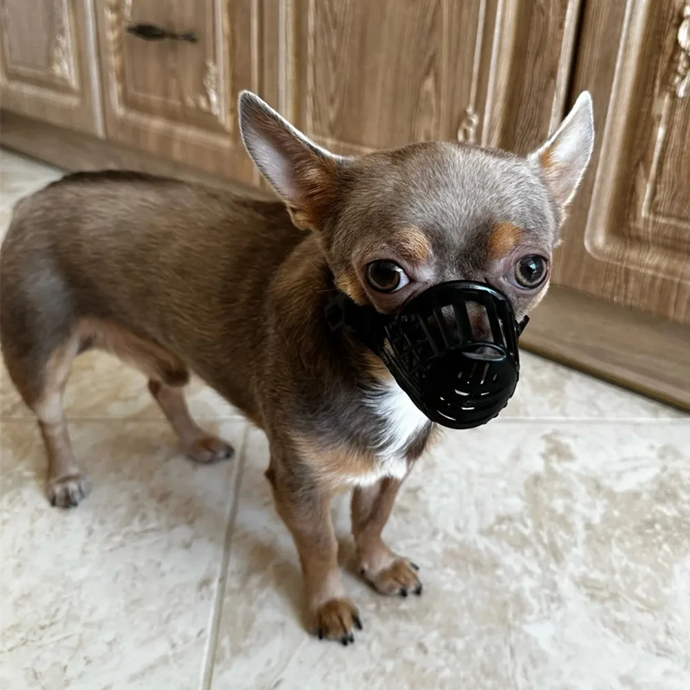 7 Sizes Pet Dog Anti Barking Muzzle for Small Medium Large Dogs Adjustable Mouth Mask Anti-Biting 1005003145069059