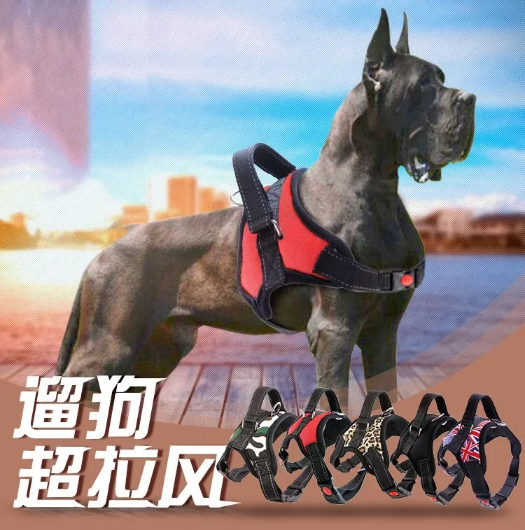 Pet Dog and Cat Adjustable Harness with Leash Reflective and Breathable for Small and Large Dog 1005003168602793