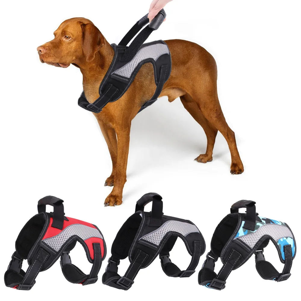 Dog Harness No-Pull Pet Harness with Leash Clips Adjustable Soft Padded Dog Vest with Easy Control 1005003198839416