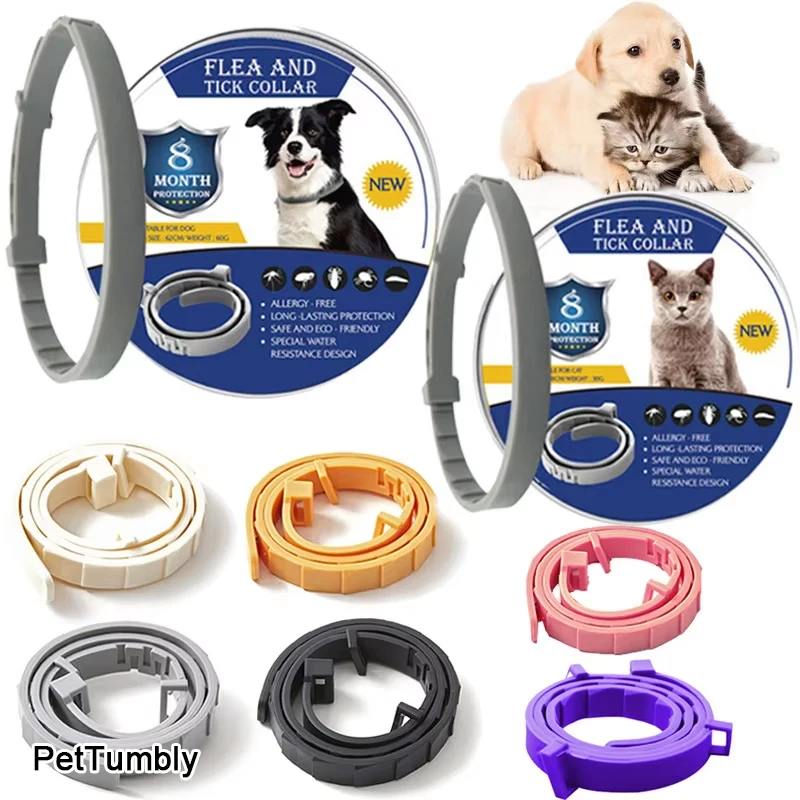 New Releases Cat Collar, Dog Anti-flea and Tick Collars, Pet 8Month Protection 1005003206127561