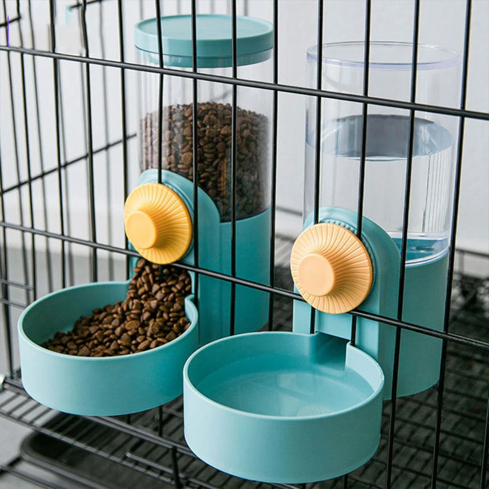 Large Capacity Cat Cage Hanging Automatic Drinking Fountain Feeder for Cat Puppy Rabbit Pet Water 1005003251035622