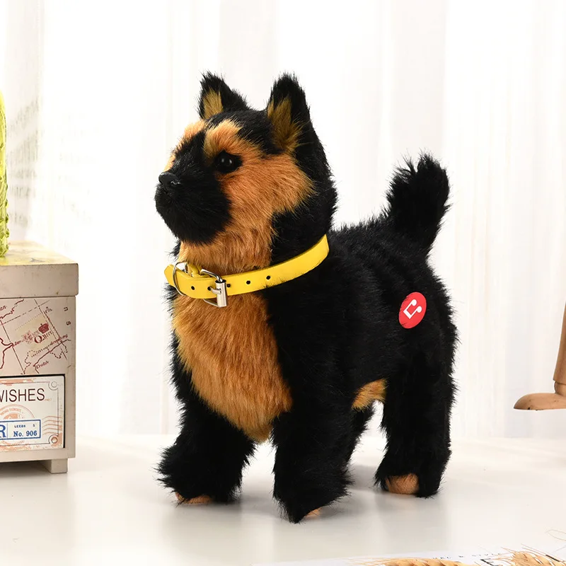 Robot Dog Toys Interactive Puppy Electronic Plush Animal Sound Control Walk Bark Electric Teddy 1005003477986226