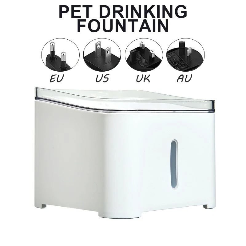 2L Pet Cat Automatic Water Fountain Feeder With LED Electric Dog Drinking Bowl Feeders Drink Filter 1005003570456368