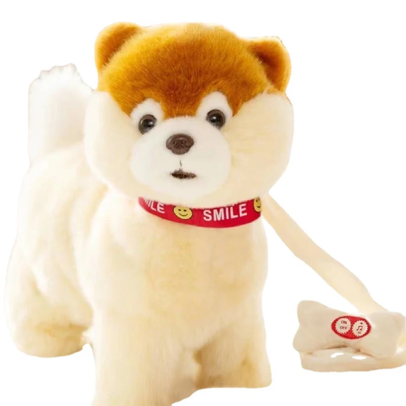 Robot Dog Interactive Dog Electronic Toys Plush Puppy Pet Walk Bark Leash Teddy Toys For Children 1005003580974337