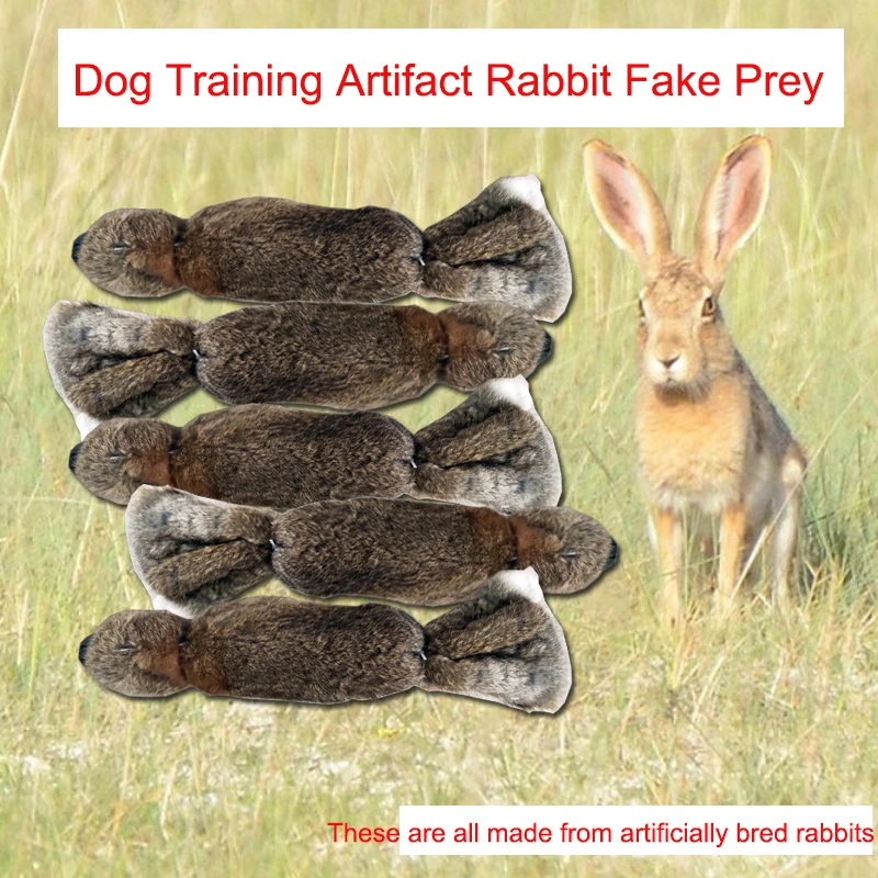 Pet Dog Toys Artifact Fake Prey Simulation Vocal Rabbit for Dog Training Chewing Barking Training 1005003619583457