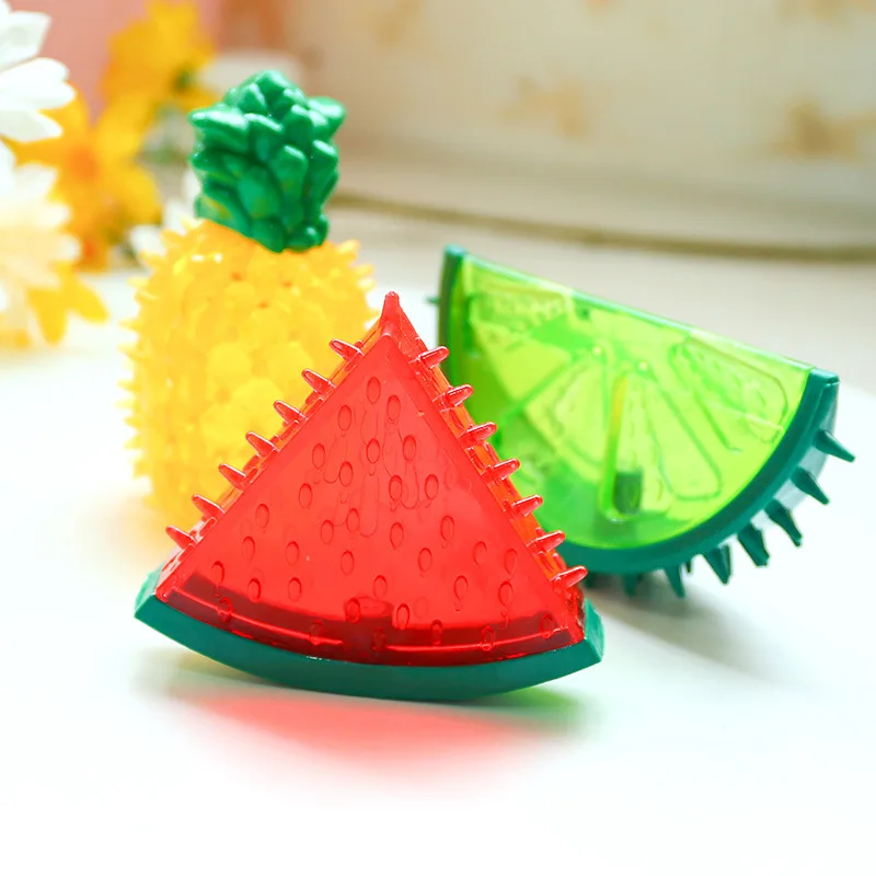 Cute Fruit Dog Chew Toys Teeth Grinding Plastic Cat Pet Funny Plush Toys for All Pets Durability 1005003689608426