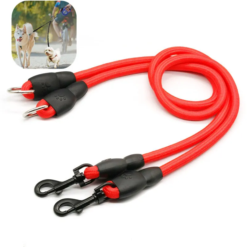 Dog Leash Double Leashes for Dogs Walking Detachable Dog Chains Two Dogs Double Leashes Walker Pet 1005003706208874
