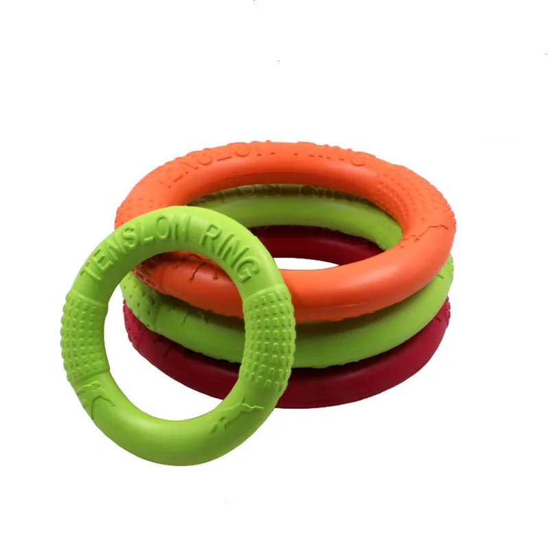 Pet Flying Discs EVA Dog Training Ring Puller Resistant Bite Floating Toy Puppy Outdoor Interactive 1005003747197204