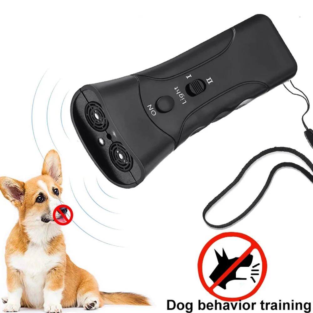 Dog Repeller Tools High-power Dog Anti Bark Deterrent Handheld Pet Dog Trainer 3 in 1 Bark Control 1005003996057067