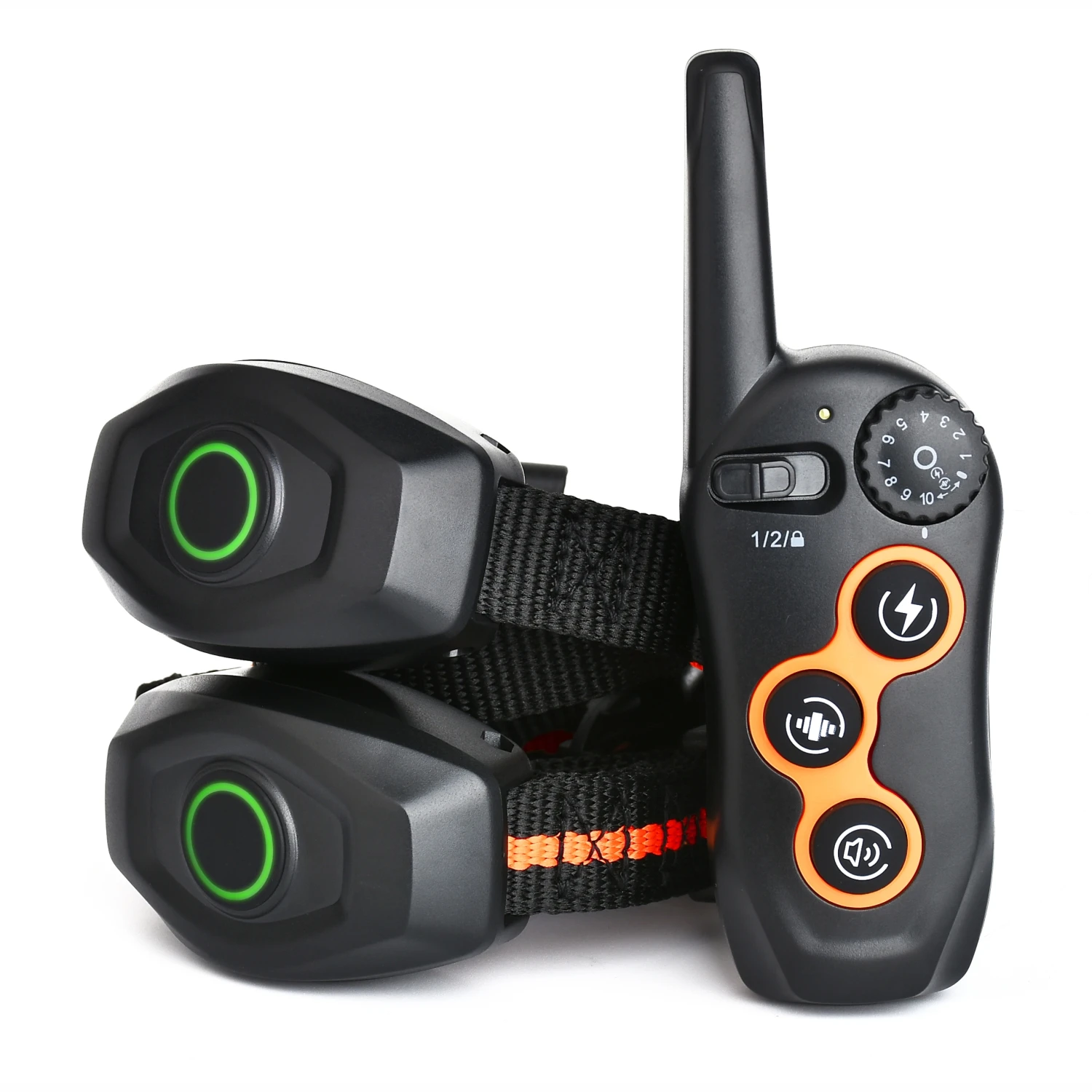 Remote Training Dog Collar, Electric Shock, Waterproof, Rechargeable, Bark Control, 400m, 2 Dogs 1005004050709978