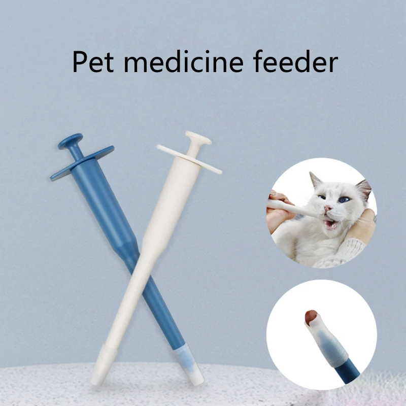 Pet Syringe Tablet Pill Gun Piller Push Dispenser Medicine Water Milk Feeding Syringe Dog Cat Tube 1005004058203406