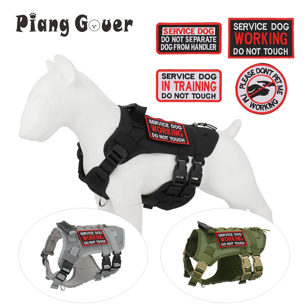 Tactical Dog Harness Military Training Vest Pet Harness for Medium Large Big Dog Service Touch 1005004094281433
