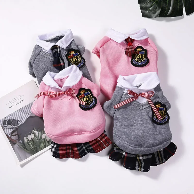 Couple Pet Dog Uniform Clothes for Small Medium Dogs Costume Puppy Pet Shirt Clothes for Dogs 1005004158539661