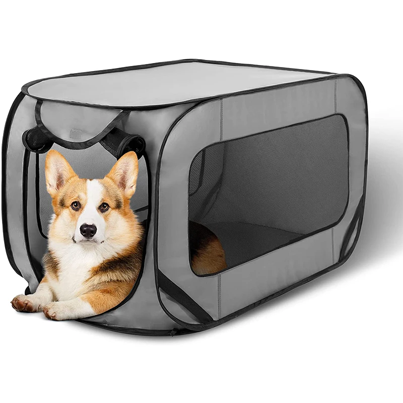Portable Large Dog Bed Pop Up Dog Kennel Indoor Outdoor Crate for Pets Car Seat Kennel Cat Bed 1005004200358145
