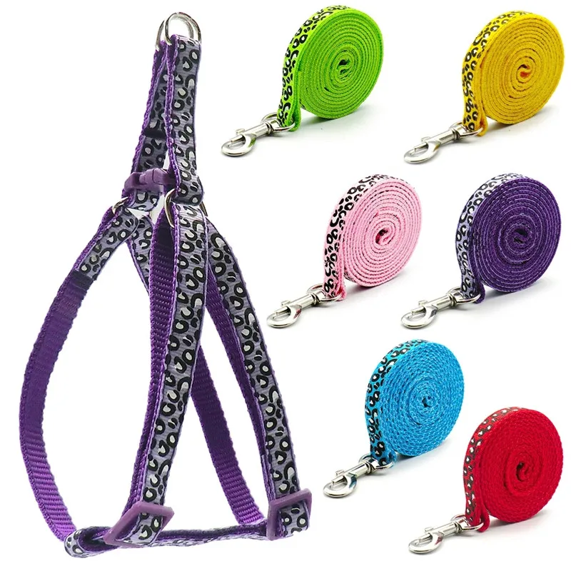 Fashion Small Dog Cat Harness Leash Adjustable Vest Collar Puppy Outdoor Walking Chihuahua Terrier 1005004274725690