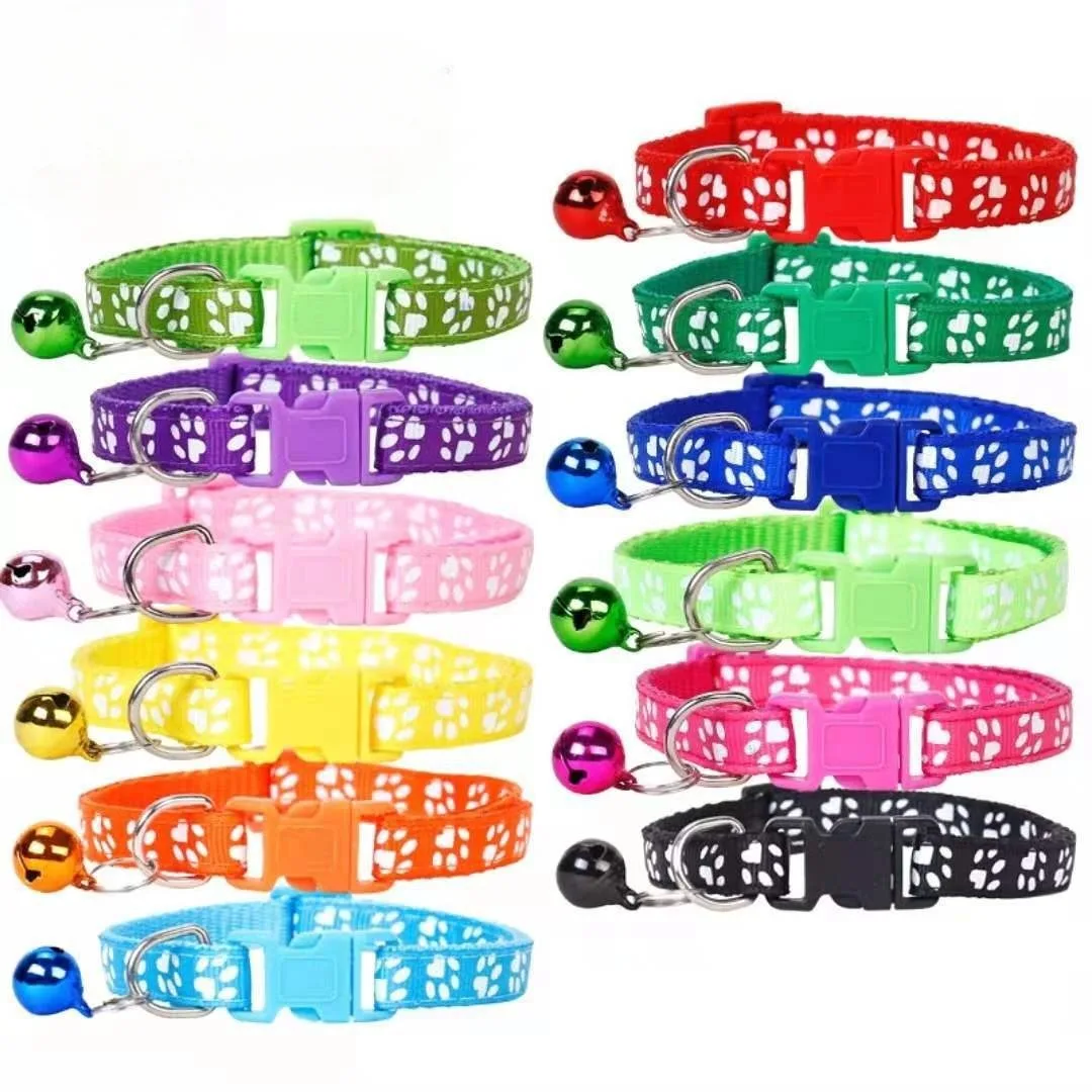 12 Colors Reflective Cats Bells Collars Adjustable Dog Leash Pet Collar for Cats and Small Dogs Pet 1005004285346378