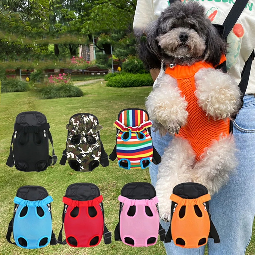 Small Dog Carrier Backpack Legs Out Pet Puppy Carrier Backpack Hands-Free Cat Travel Bag for 1005004309147463