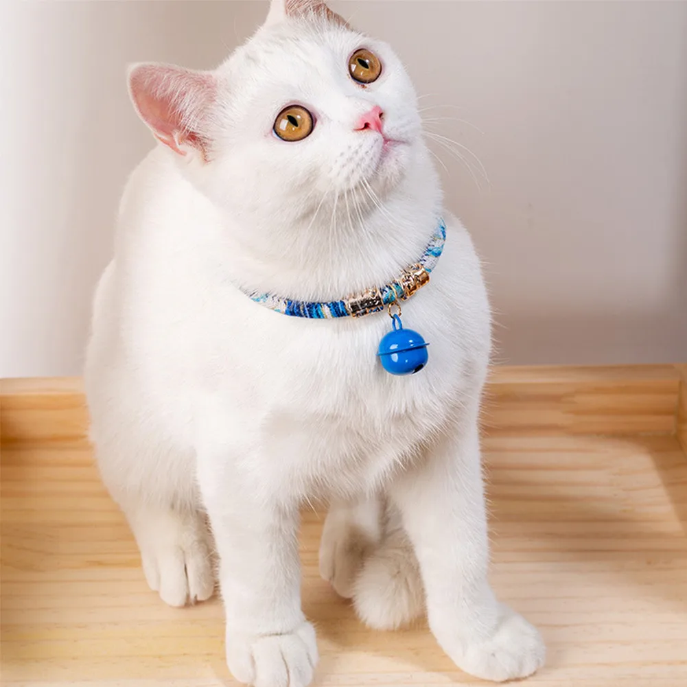 Pet Collars Cats and Dogs Retro Style Retractable Collars With Bells For Cats Small Dogs Pet 1005004310503666