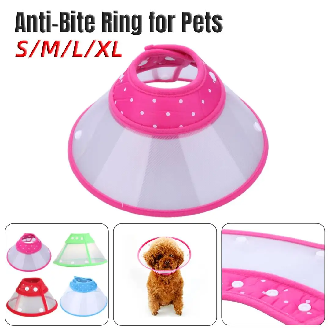 Pet Neck Collars Colorful Elizabeth Circle Guard Collar Ring Cat Dog Anti-Bite Beauty Protective 1005004324943374