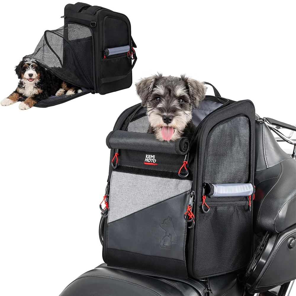 Motorcycle Dog/Cat Carrier Bags Portable Load Capacity 44L Folding Dog Carrier Backpack for Street 1005004355388418