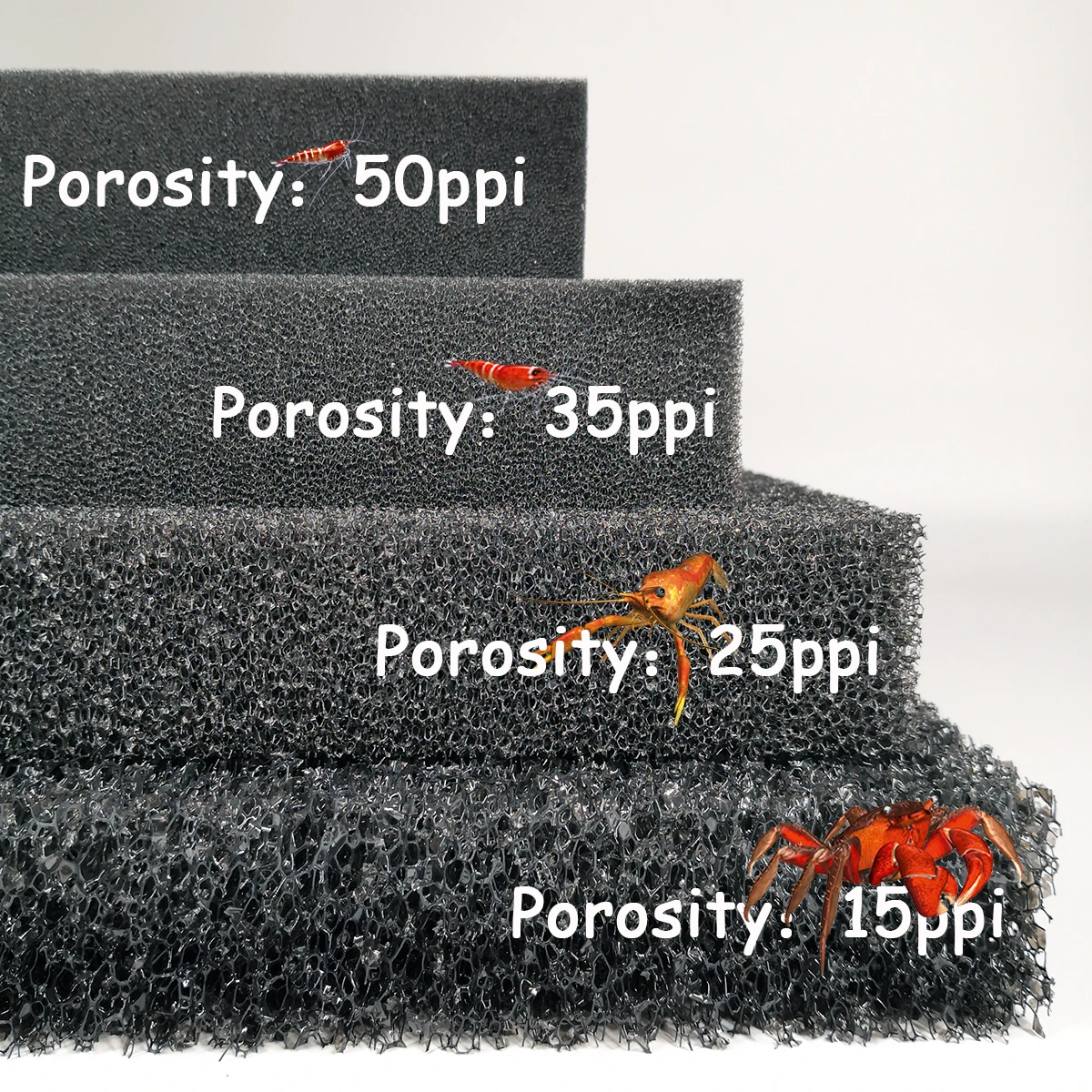 Aquarium Accessories Biochemical Cotton Filter Fish Tank Pond Foam Sponge Filter Black 15 25 35 1005004366957404