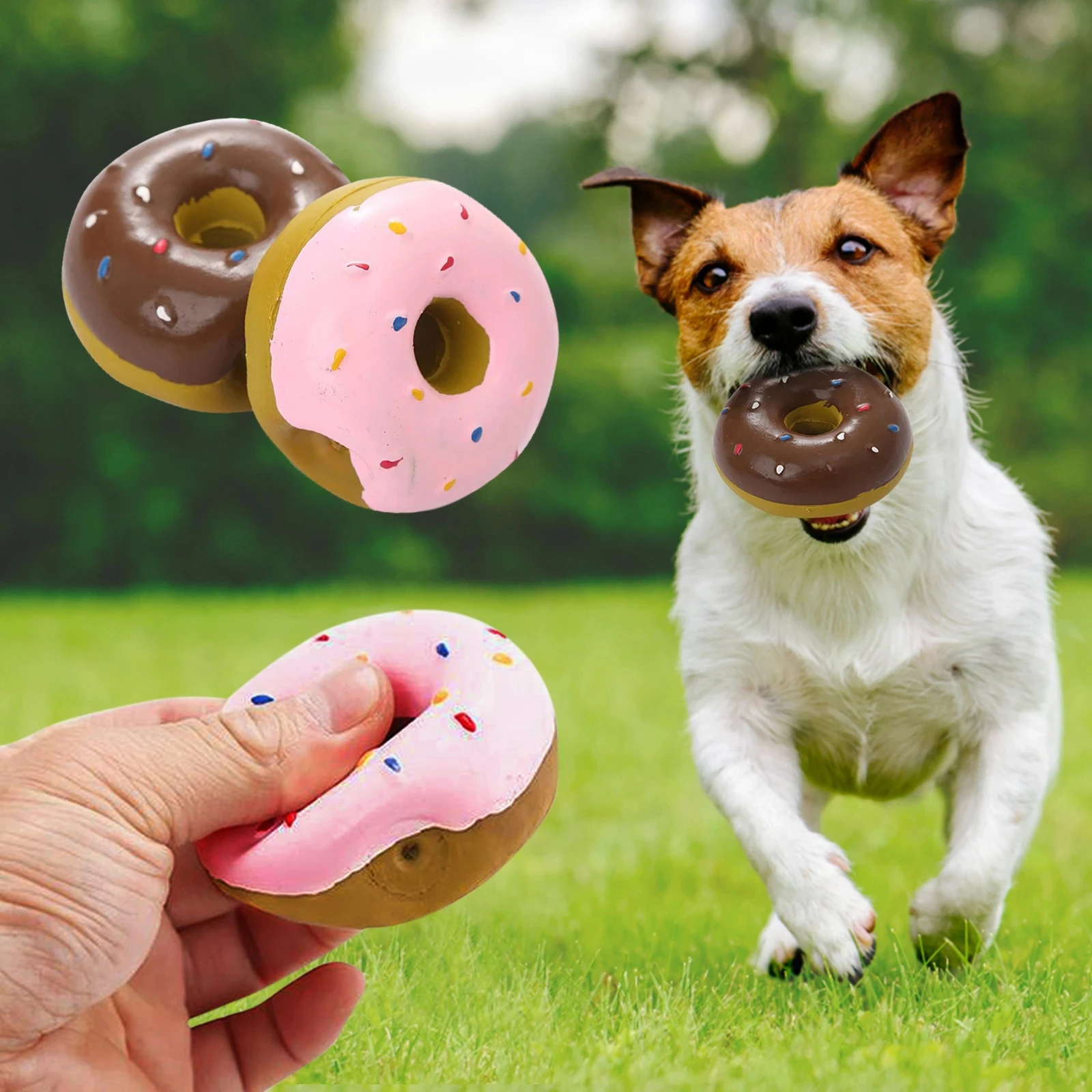 Donut Dog Chew Toy Sound Toys Simulation Donuts Grinding Cleaning Tooth Relief Игрушки Для (1PC) 1005004388931774